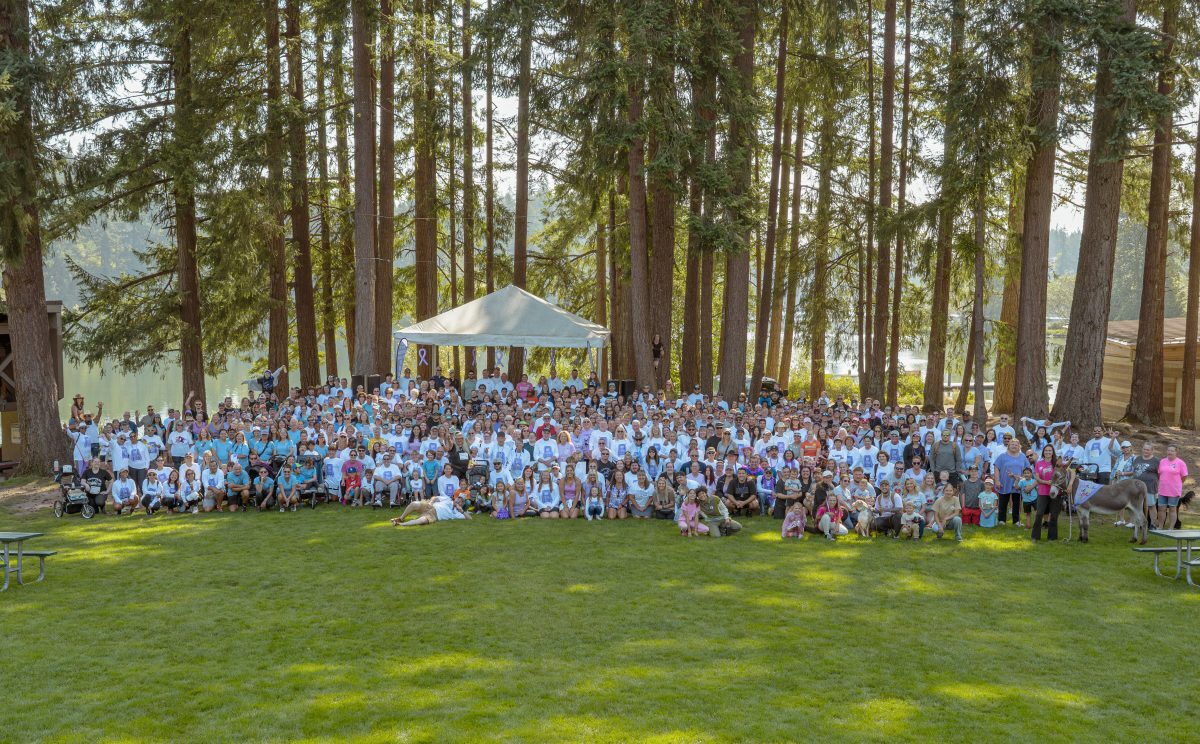 Group photo from Be The Hope Walk 2025