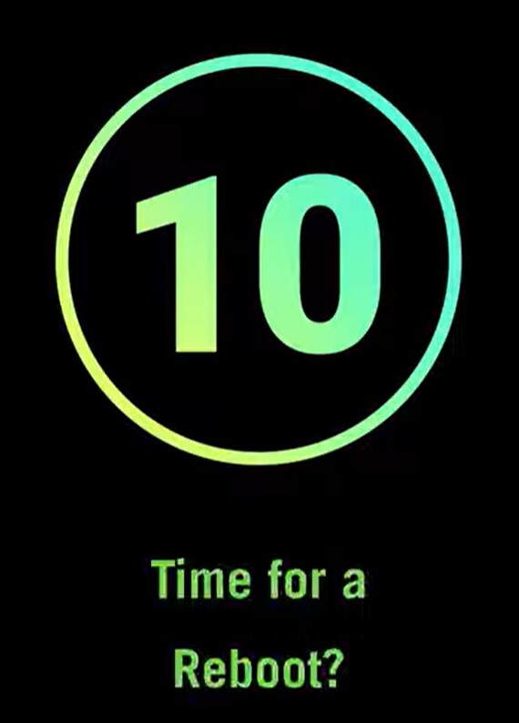 Countdown clock graphic