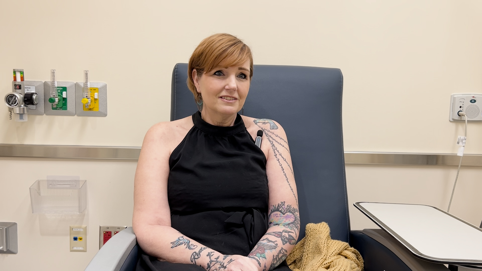 Tain sharing her cancer journey at Valley